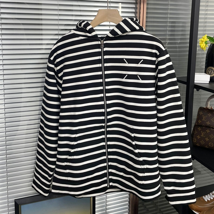 メゾン マルジェラ メンズ ブラック フーディーTシャツ - Maison margiela  - cl87x