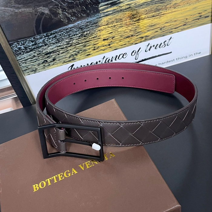 Bottega Veneta  Belt,3.5cm,BOTBT0041 - ボッテガヴェネタメンズレザーベルト,3.5cm,ブラウン