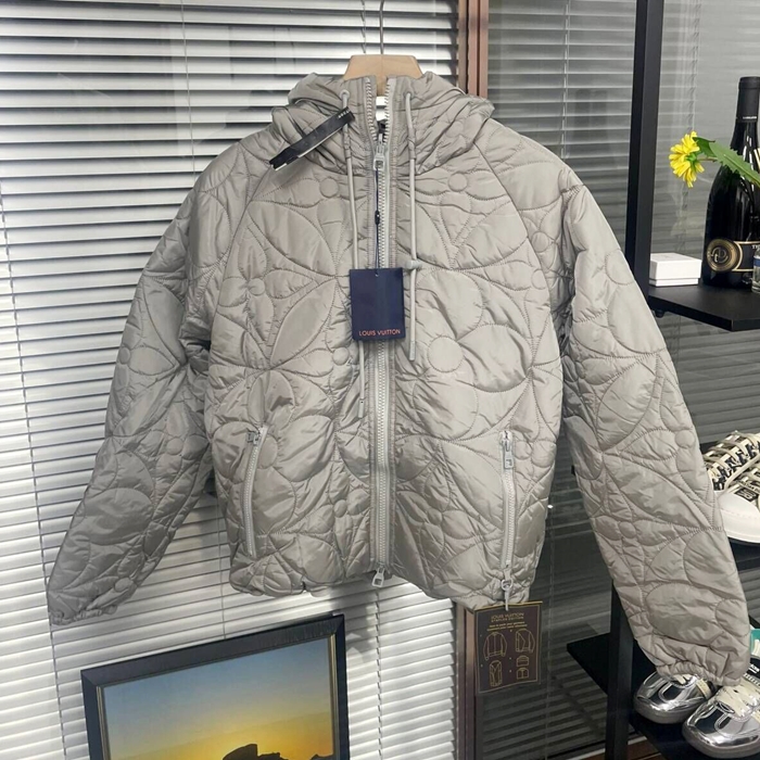 ルイヴィトン メンズ グレー ダウン ジャケット -  Gray - lv2075x