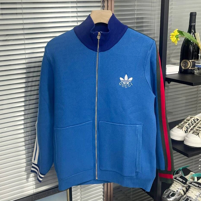 グッチ メンズ カジュアル ブルー ジャケット - - gu1127x