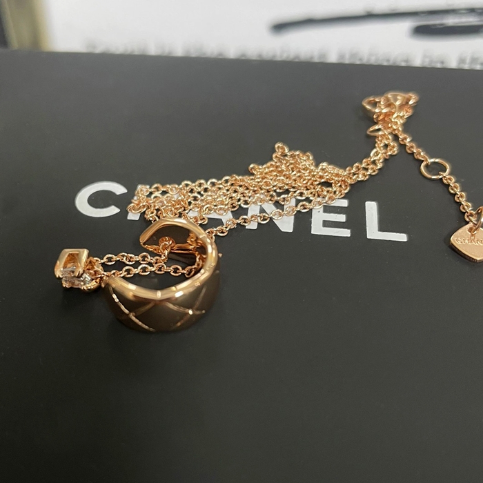 シャネルレディース ゴールド ネックレス -  Gold - acc1272x