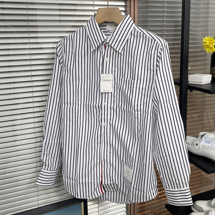 トムブラウン メンズ ブルー シャツ -   - tom0669x