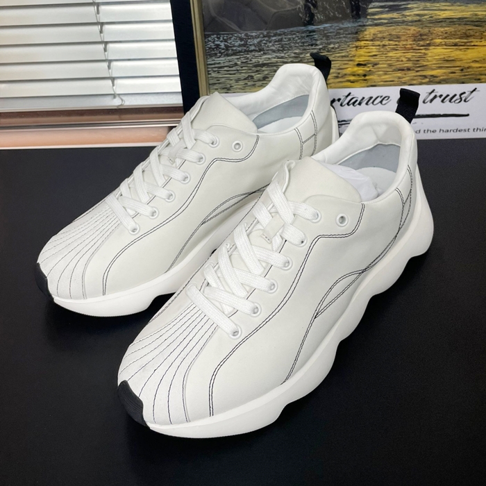 エルメス メンズ アンヴォル ホワイト スニーカー  -  White  - he345x