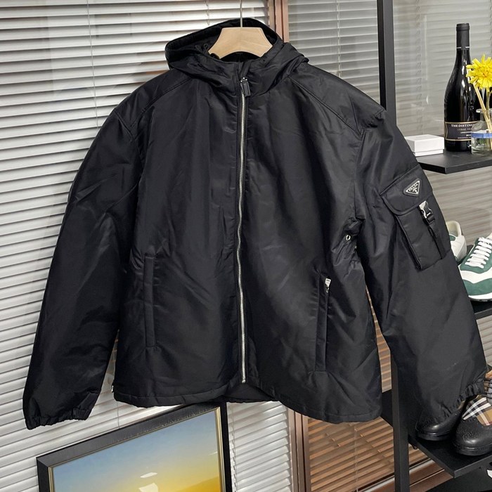 プラダ メンズ モダン ブラック ジャケット - - pr859x