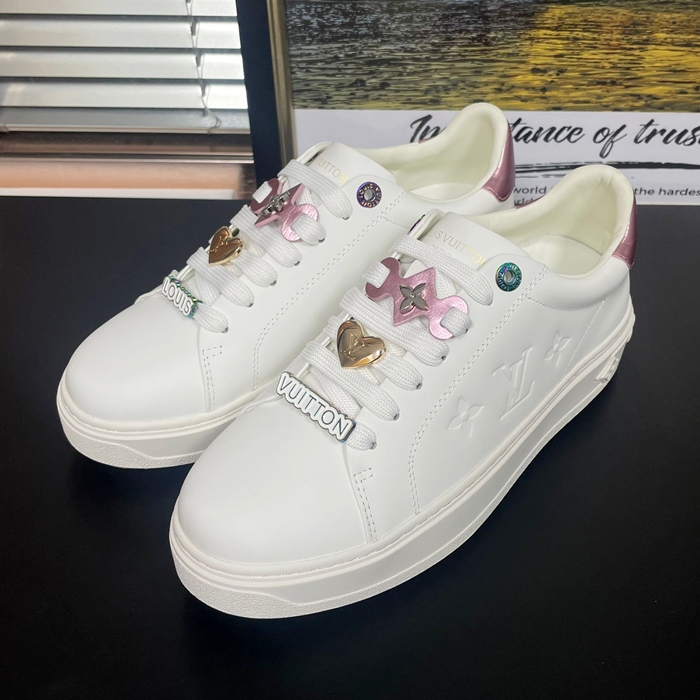ルイヴィトン ユニセックス ホワイト スニーカー - - lou05039x