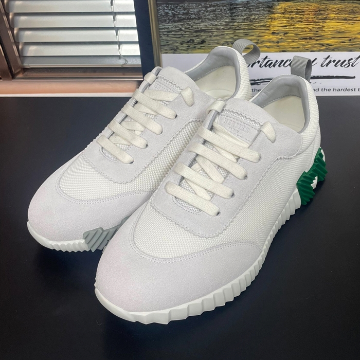 エルメス ユニセックス バウンシング スニーカー  - White  - he320x