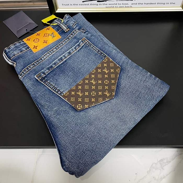 ルイヴィトン メンズ ブルー ジーンズ -   - lv770x