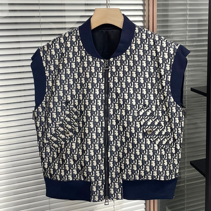 ディオール レディース ネイビー ベスト -   Best - dic217x