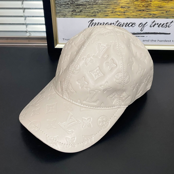 ルイヴィトン ユニセックス ホワイト ボールキャップ - White Ballcap - acc1084x
