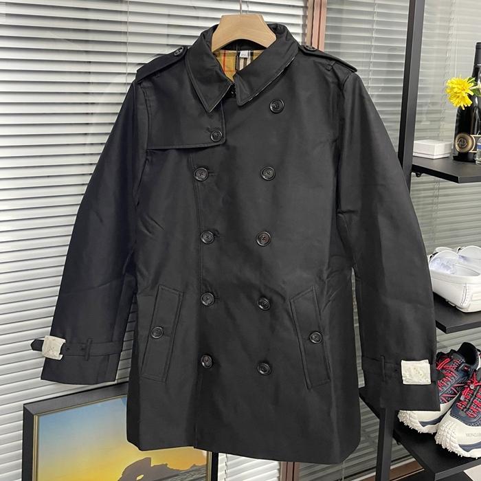 Burberry Trench  - バーバリーメンズ ヴィンテージ コットン トレンチコート Bur02343x.ブラック