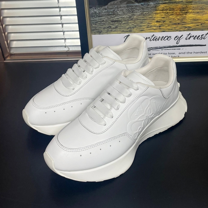 アレキサンダーマックイーン ユニセックス ホワイト スニーカー -White  - alx0193x