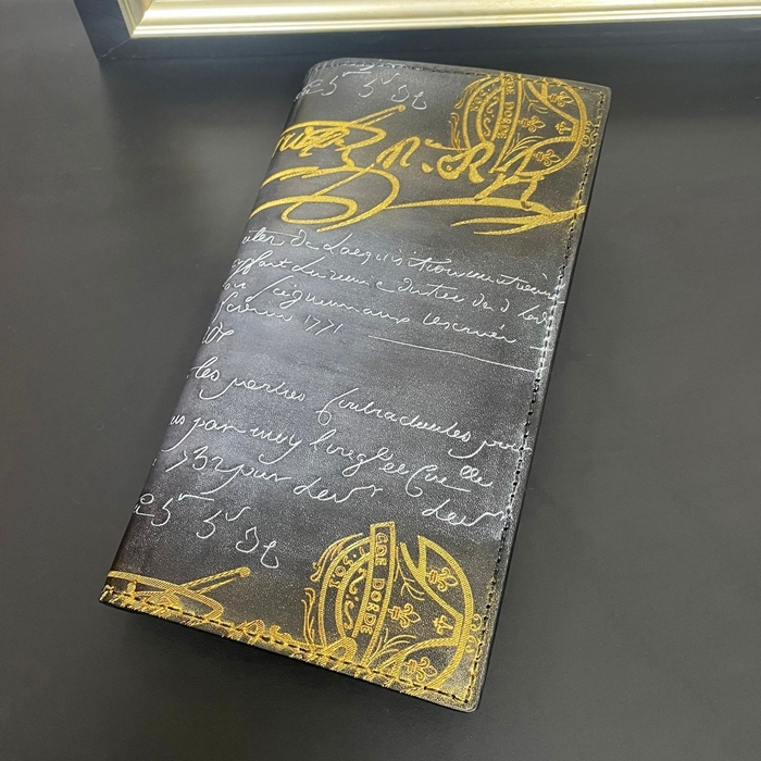  Custom Leater , 19cm - ベルルッティ  長財布, 19cm, BLTW0001,ブラック