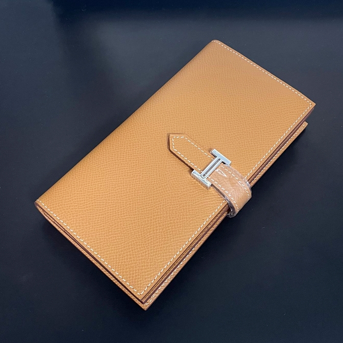  Epsom  - エルメスレディース エプソンレザー長財布 HERW0027,キャメル