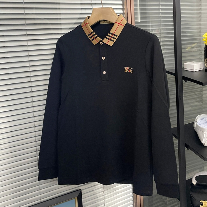 バーバリー メンズ ブラック ポロ スウェット - - bur04439x