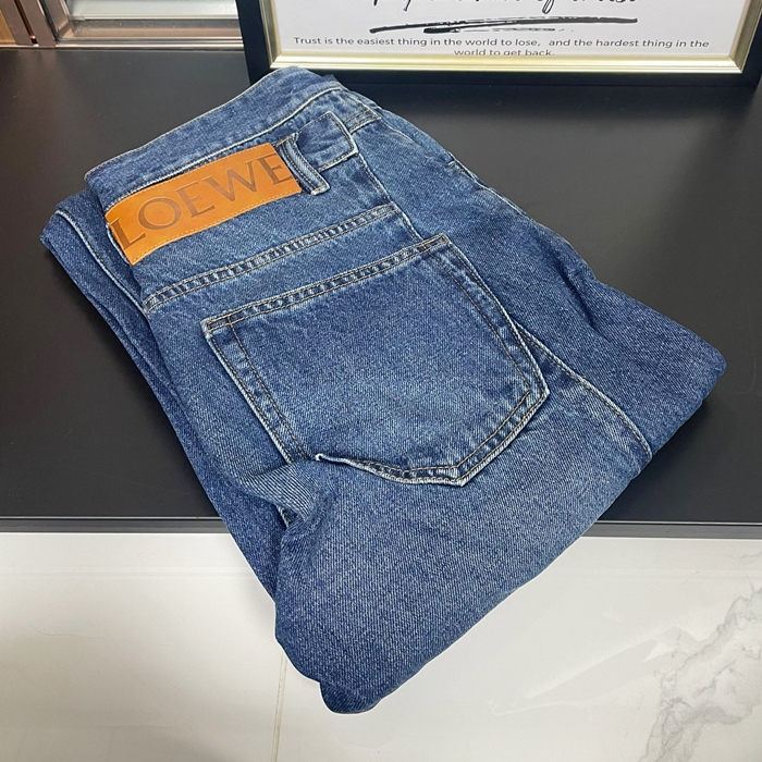 ロエベ メンズ ブルー ジーンズ -  - loe821x
