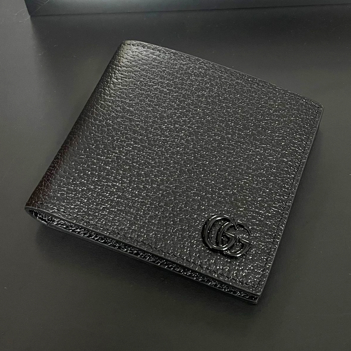 2019 Guccy Print Bifold 510491 - グッチ プリント LOGO 二つ折り財布 Guc0532x.11CM.ブラック