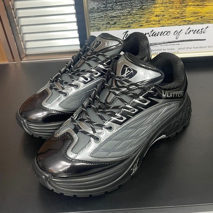 ルイヴィトン メンズ ブラック スニーカー -   - lv2044x