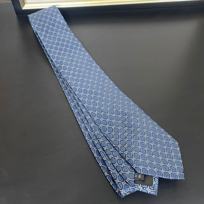 GUCCI MENS NECKTIE NAVY - グッチ メンズ ネクタイ ネイビー guu0001