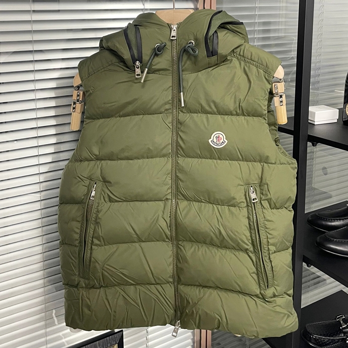 モンクレール メンズ グリーン ダウン ベスト - Green Best - moc02512x