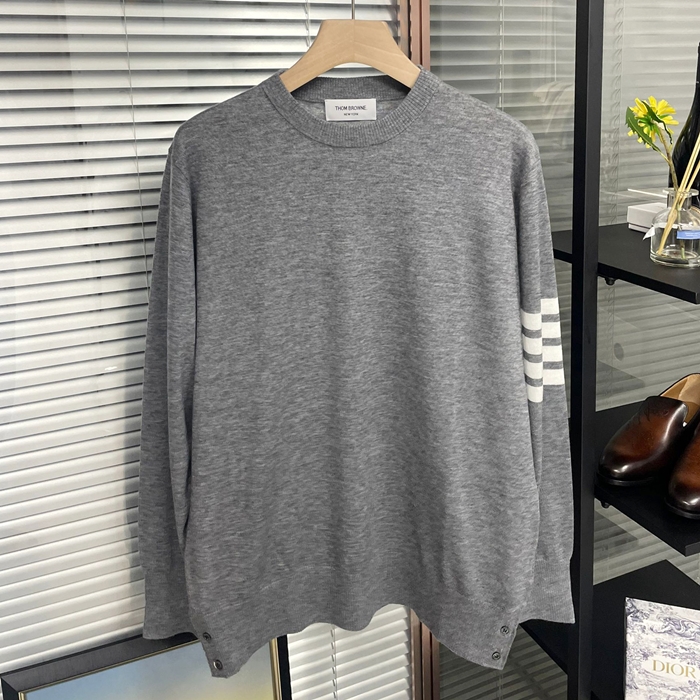 トムブラウン メンズ グレー ニット - Gray Knits - th104x