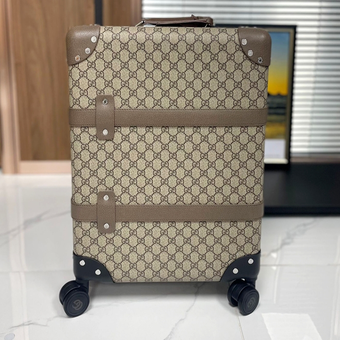 グッチ グローブ・トロッター ベージュ キャリーバッグ -Globe-Trotter Carrier - lvc111x