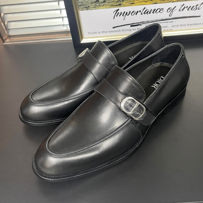 ディオール メンズ ブラックローファー - - di576x