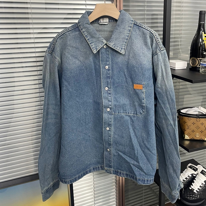 グッチ メンズ カジュアル ブルー シャツ -   Shirts - fa20x