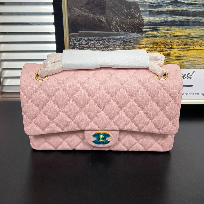 ChanelFlapBag,25.5cm,CHAB1665 - シャネル2021 クラシック フラップ クロスバッグ,25.5cm,ピンク