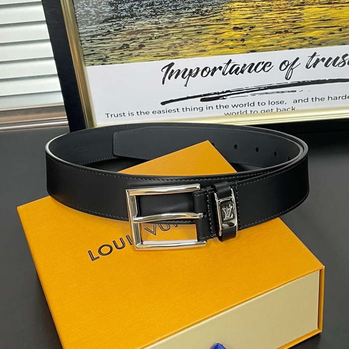 ルイヴィトン メンズ シグネチャー ブラック ベルト -  Belts - lv1543x