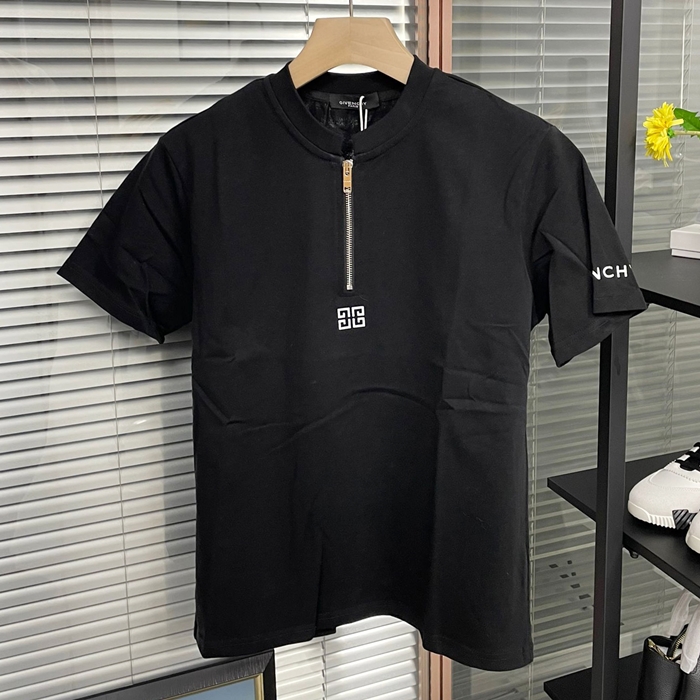 ジバンシィ メンズ クルーネック ブラック 半袖Tシャツ - Givenchy Short gi229x
