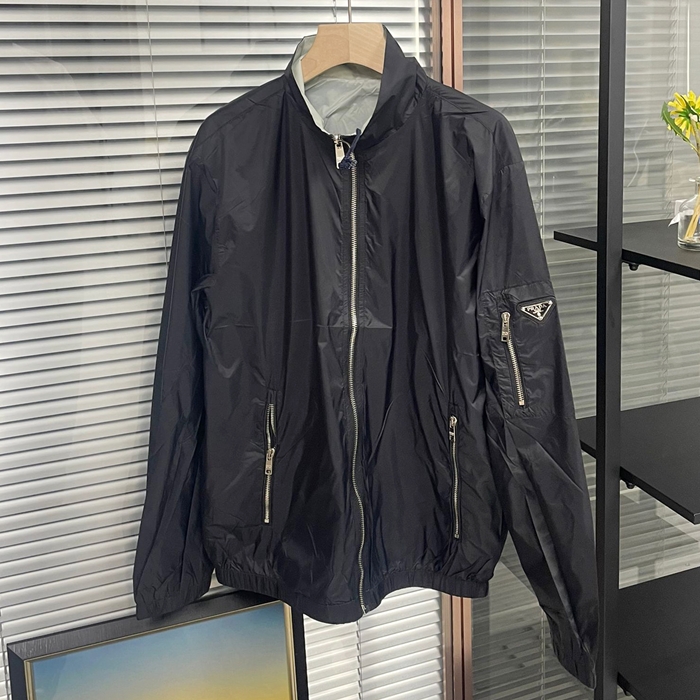 プラダ メンズ モダン ブラック ジャケット - - pr581x