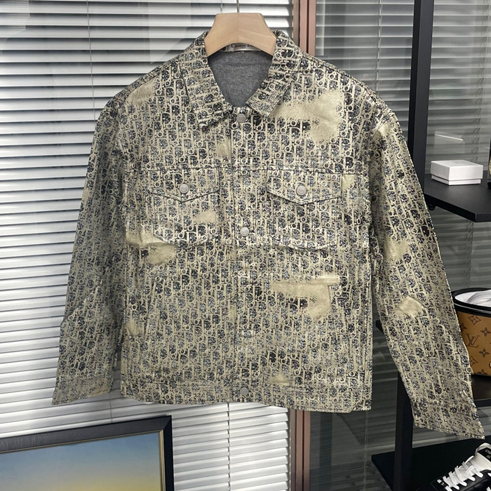  Denim  - ディオールメンズ LOGO モダン デニム ジャケット Dio01502x Size(m - 3xl) ブルー