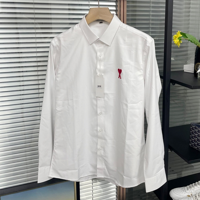 アーミーメンズ ホワイト シャツ - Ami White Shirts - amc248x