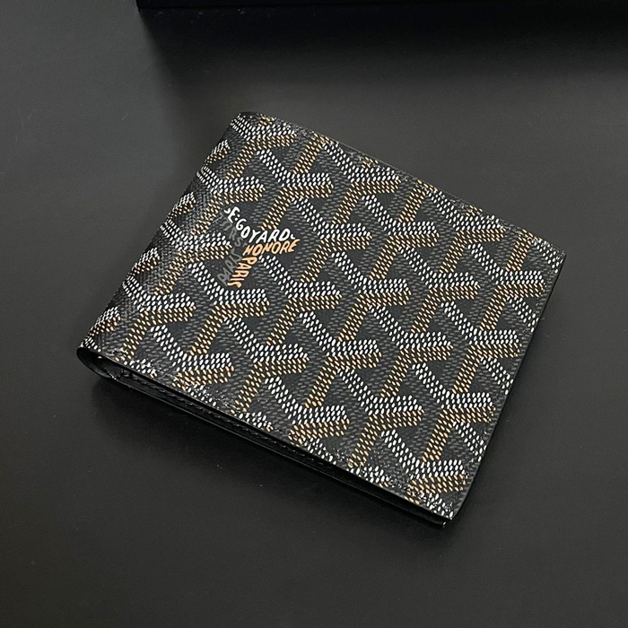 ゴヤール ユニセックス ブラック ビクトワール 二つ折り財布 - Victoire s - gow61x