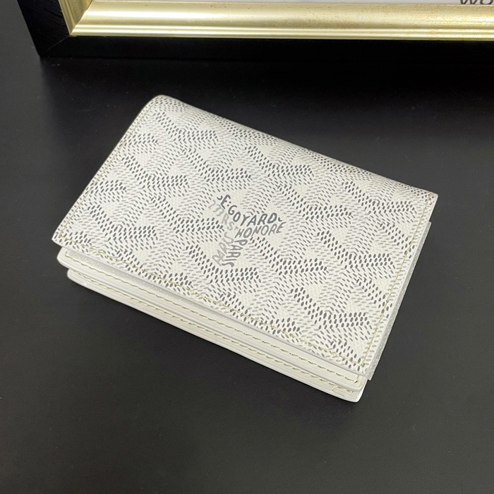 ゴヤール ユニセックス ホワイト マルシュエルブ カードホルダー- Malesherbes  - gow127x