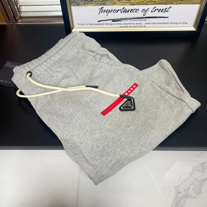 プラダ メンズ モダン グレー ハーフパンツ - Gray Half-pants - prc336x