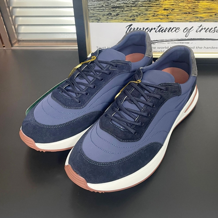 ルルレモン メンズ ネイビー スニーカー -   - los94x