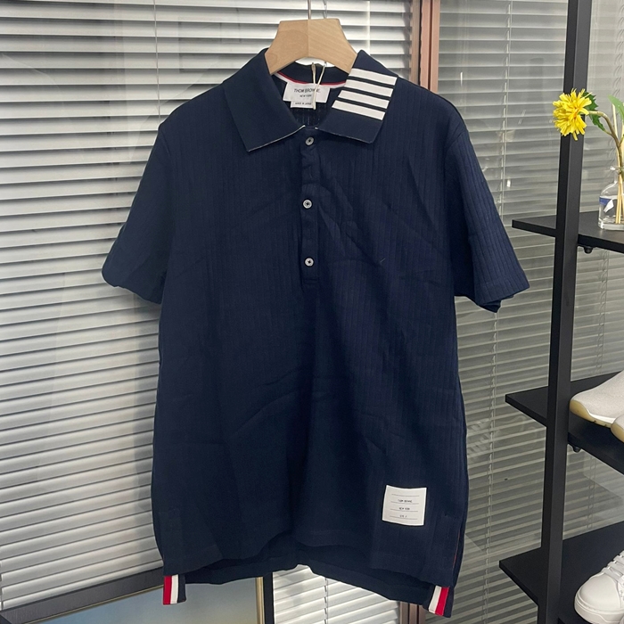 Casual Short トムブラウンメンズ カジュアル 半袖Tシャツ Thom01269x Size ネイビー