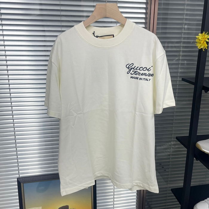 グッチ メンズ ホワイト Tシャツ -White  - guc348x