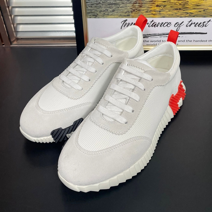 エルメス ユニセックス バウンシング スニーカー  - White  - he324x