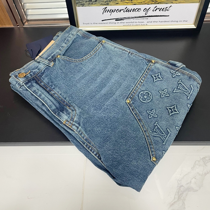 ルイヴィトン メンズ ブラック ジーンズ -  - cl70x