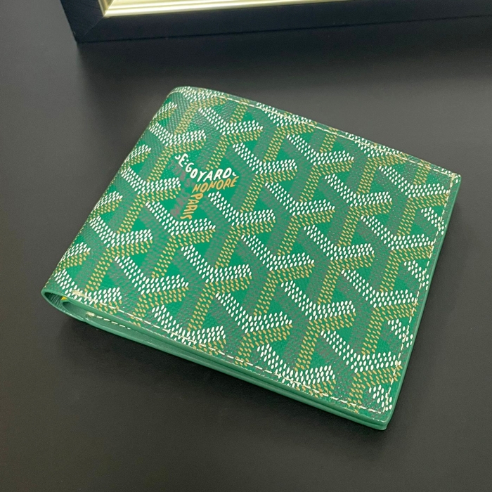 ゴヤール ユニセックス グリーン ビクトワール 二つ折り財布 - Victoire s - gow52x