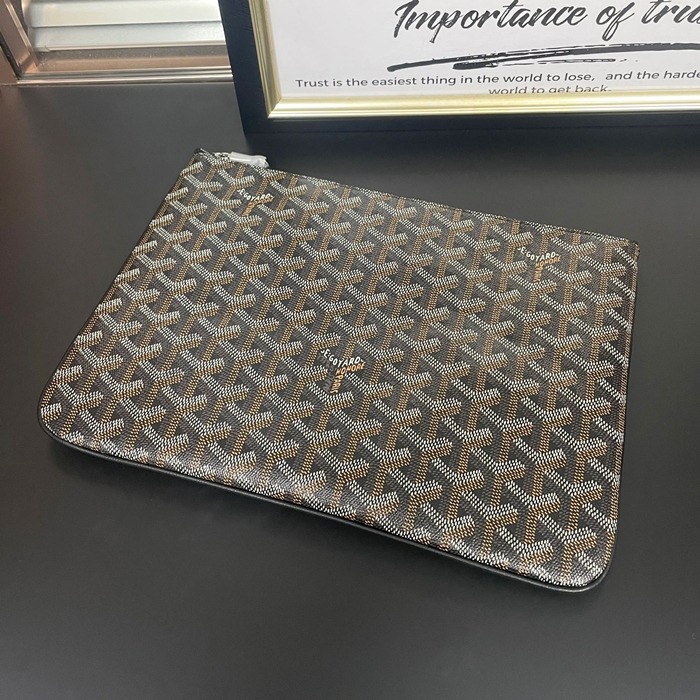 ゴヤール ユニセックス ブラック セナクラッチバッグ  gob1368x