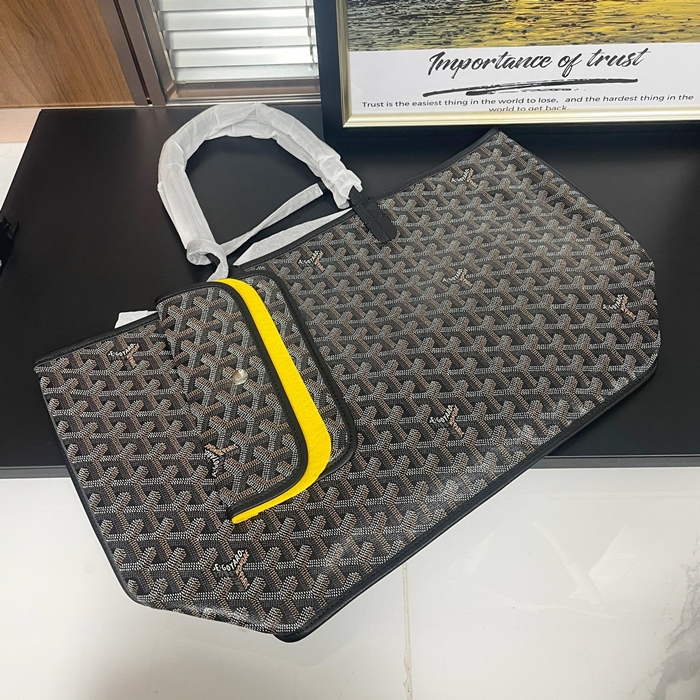 ゴヤール ユニセックス ブラック アンジュバッグ PM - Anjou PM - gob1286x