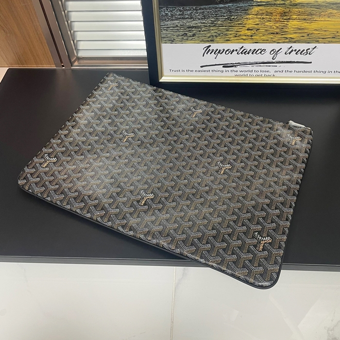 ゴヤール ユニセックス ブラック セナクラッチバッグ  gob1368x