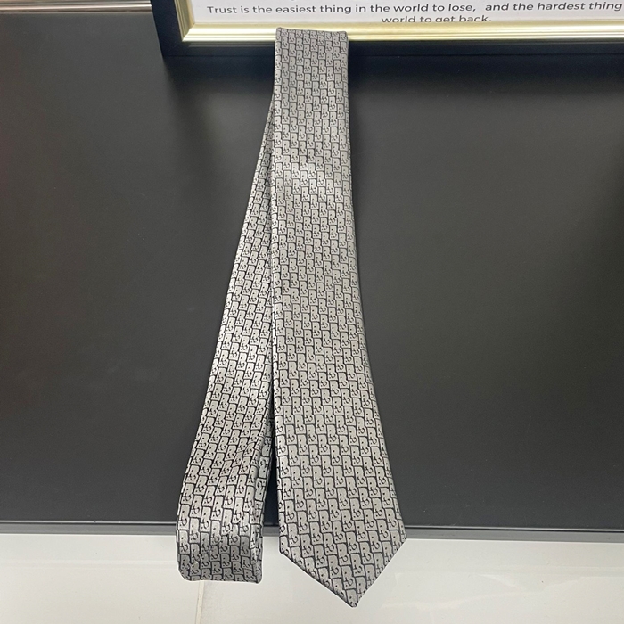 DIOR MENS NECKTIE NAVY DIO001 - ディオール メンズ ネクタイ ネイビー/ブラック