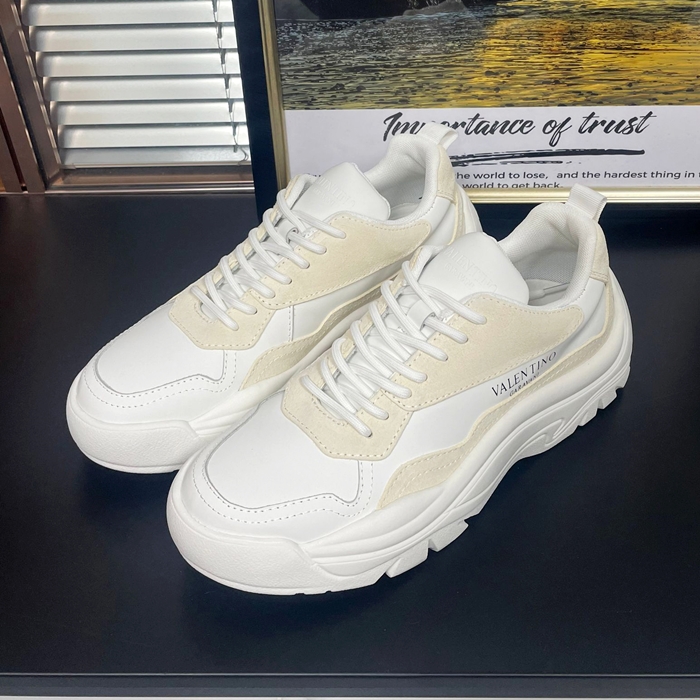  ,VTS0349 - ヴァレンティノメンズレザースニーカーホワイト