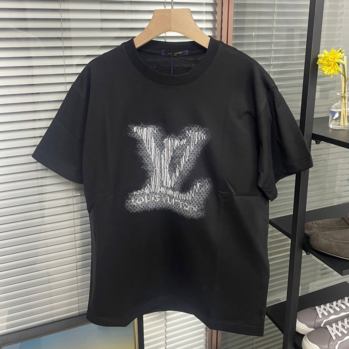 ルイヴィトン メンズ ブラック Tシャツ -   - lvc354x