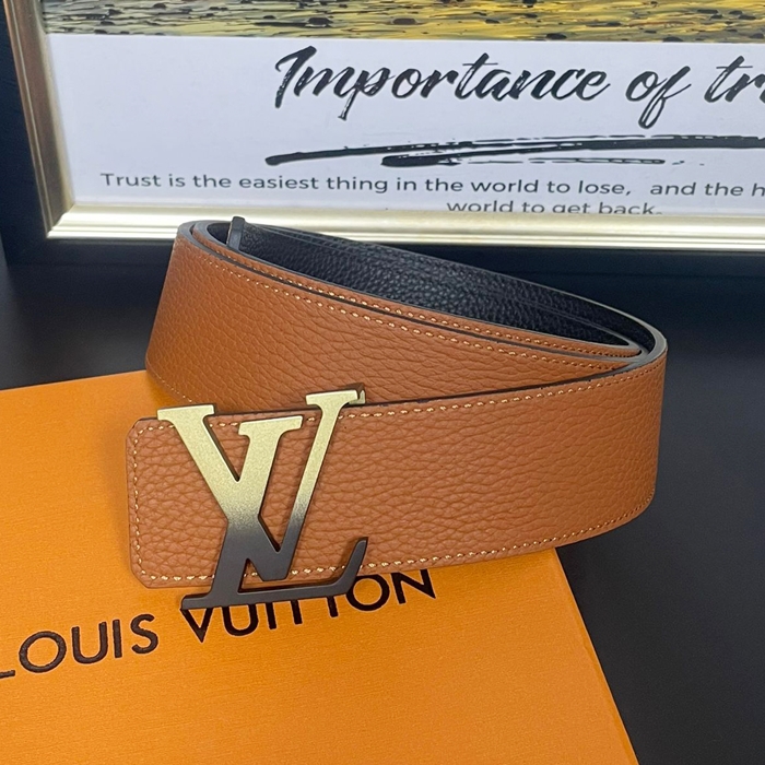   Belt,4.0cm,LOUBT0218 - ルイヴィトンメンズレザーベルト,4.0cm,キャメル