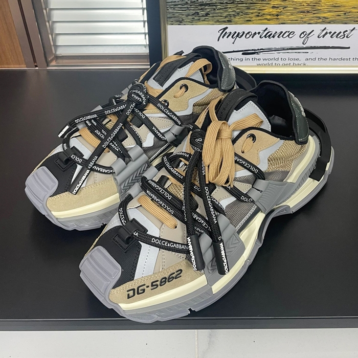 ディーアンドジー メンズ  グレー スニーカー  - Dolc&Gabbana Gray  - dol485x